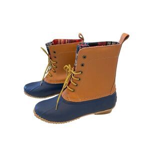 Nwt Sporto Steel Shank Renee Leather Duck Boots Sz 7 Outdoors Waterproof Snow